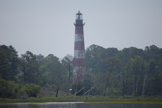 From the water, Assateague Lighthouse
